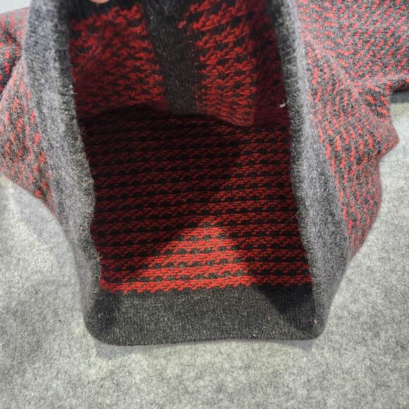 Vintage LL Bean Sweater Womens Medium Birdseye Wool Knit Cardigan Norway 90s - Picture 11 of 14